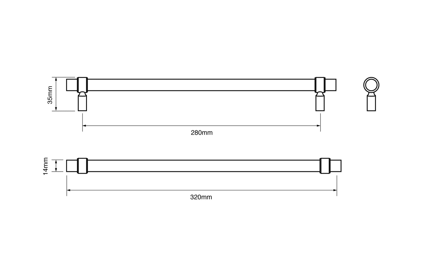 320mm Handle