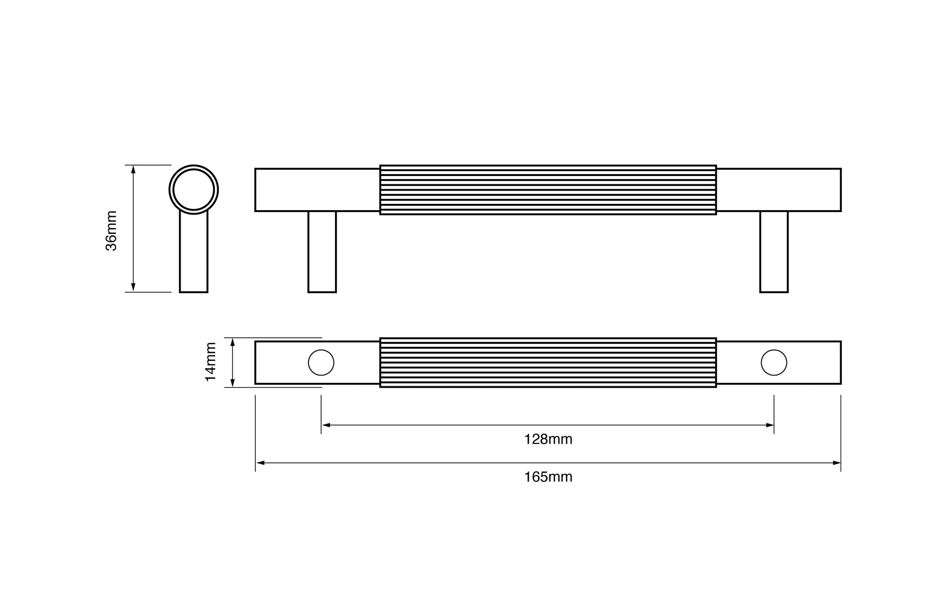 165mm Pull Handle