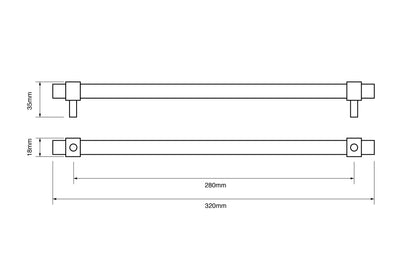 320mm Pull Handle