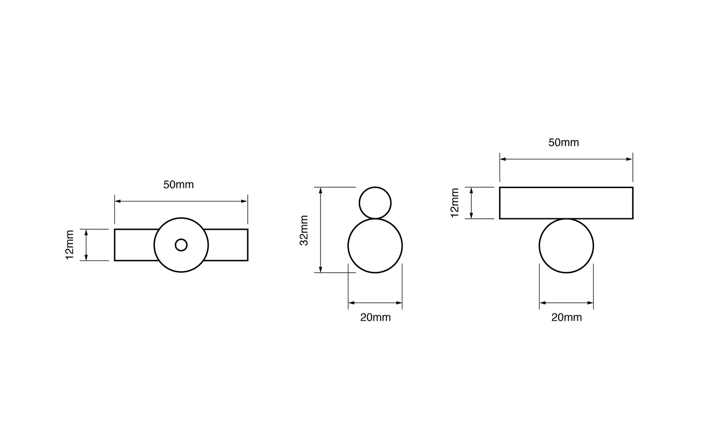 55mm T-Bar